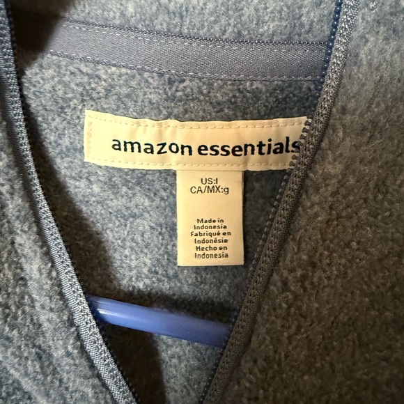 Amazon Essentials Blue Zip-Up Jacket - Picture 2 of 4